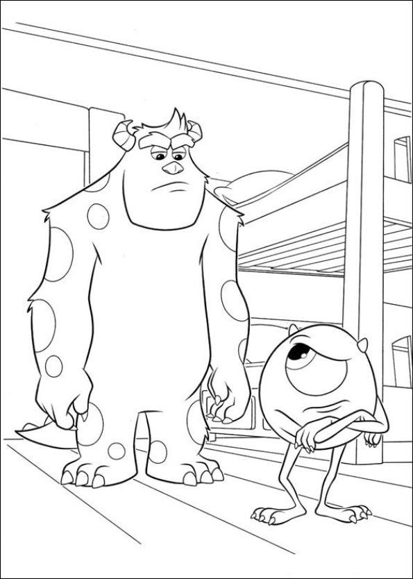 Kids-n-fun.com | Coloring page Monsters University Monsters University
